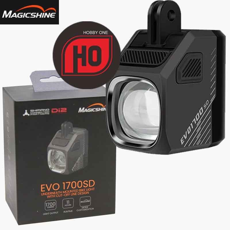 MAGICSHINE EVO 1700SD Lumen UNDERNEATH MOUNTED USB-C Shimano Di2 Compatible Front Bike Light