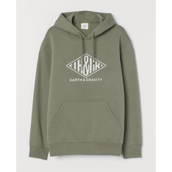 H&M Hoodie Earth & Gravity Chest Printed